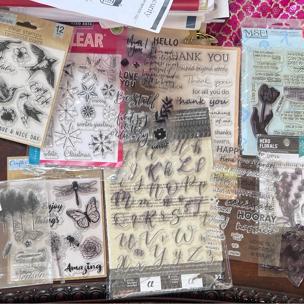 Massive kit-Assorted Ink Pads and rubber stamp Supplies - Picture 4 of 6